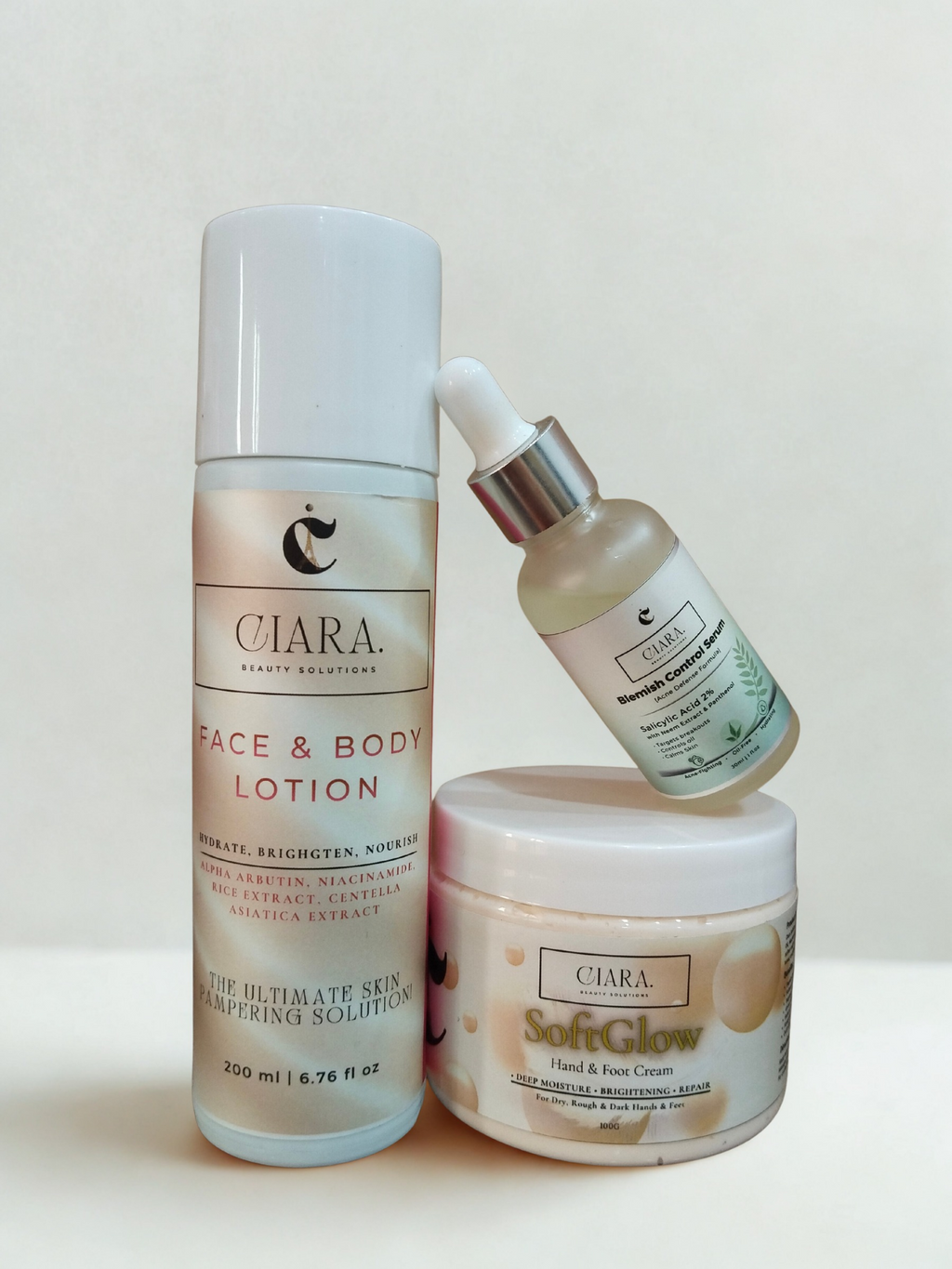 Ciara Complete Glow Trio | Cleanse, Treat & Nourish for Radiant Skin