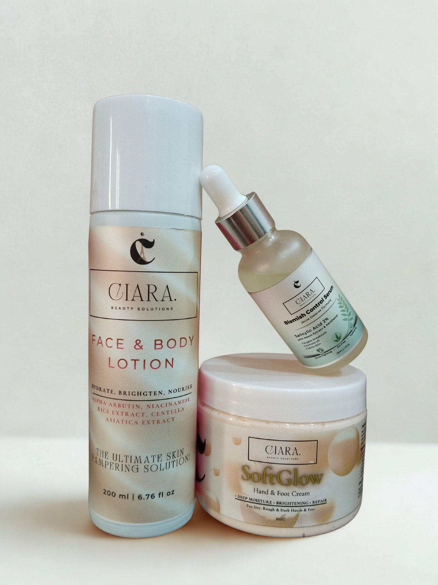 Ciara Complete Glow Trio | Cleanse, Treat & Nourish for Radiant Skin