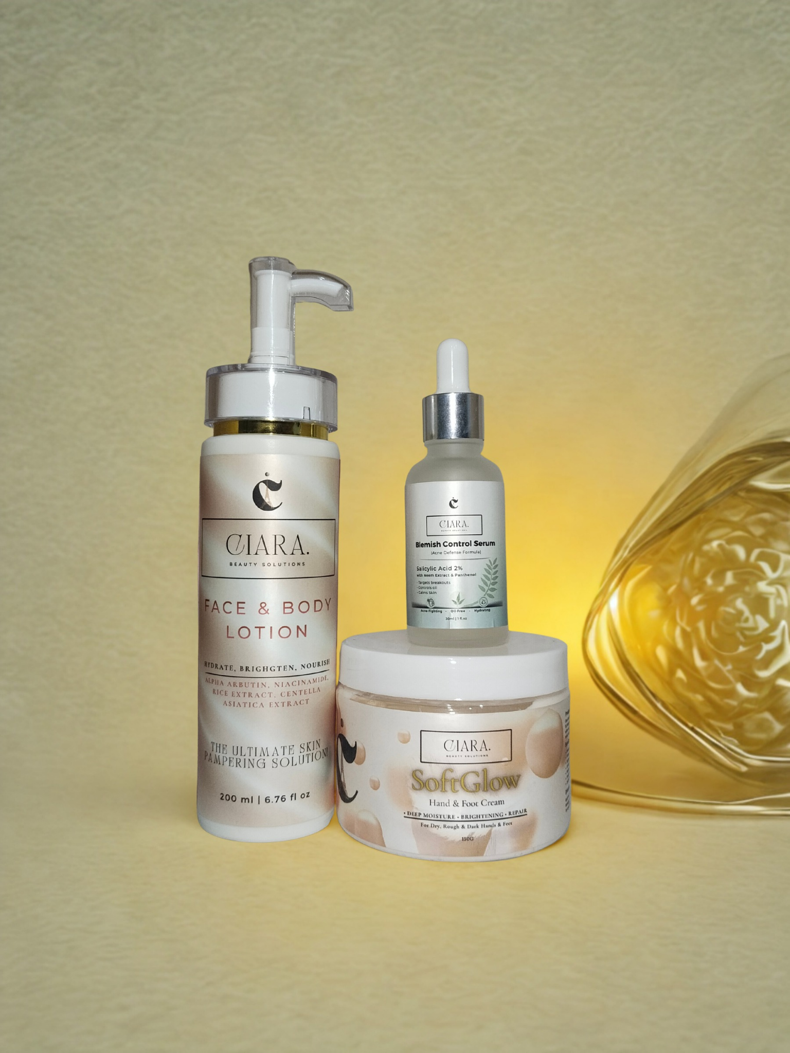 Ciara Complete Glow Trio | Cleanse, Treat & Nourish for Radiant Skin
